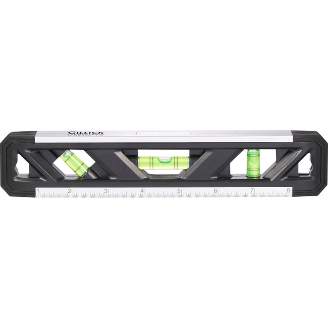 Magnetic Level in Recycled ABS, 9 Inch Laser Engraving