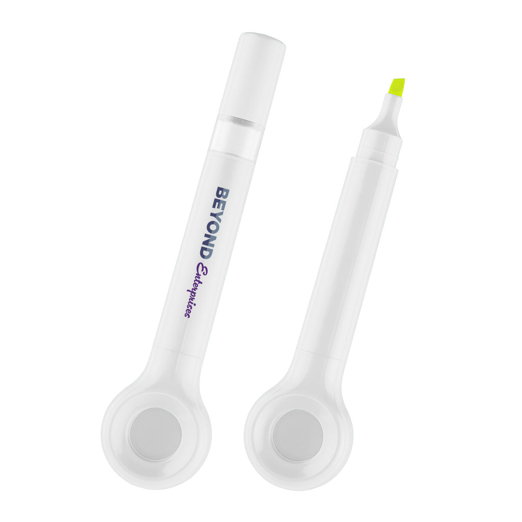 Magnifying Highlighter, Two-Way - White - Full Color