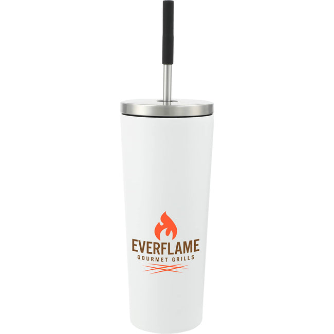 Maia Copper Insulated Tumbler with Two Lids, 24 oz Full Color