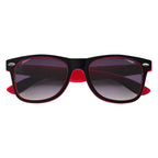 Malibu Sunglasses in Two Tones - Black - Closed