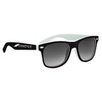 Malibu Sunglasses in Two Tones - Black - Silk Screen