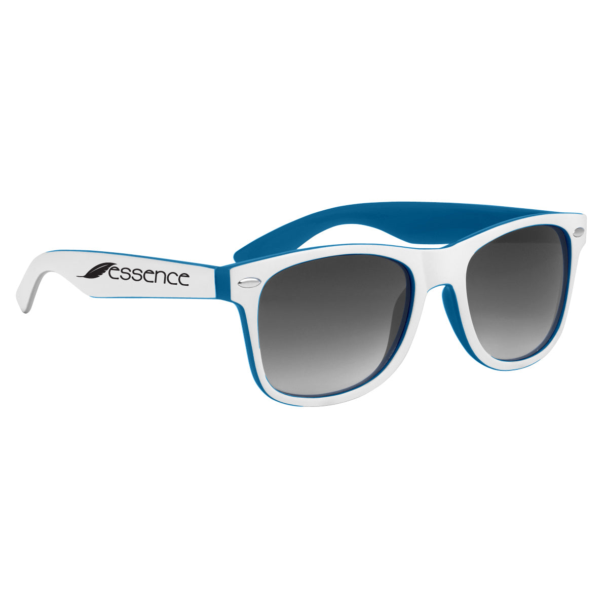 Malibu Sunglasses in Two Tones - Blue - Silk Screen