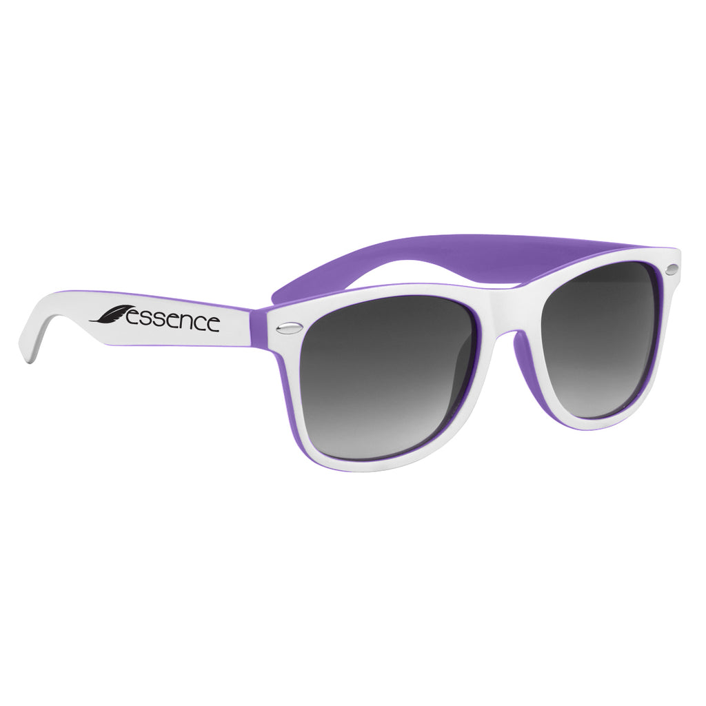 Malibu Sunglasses in Two Tones - Silk Screen