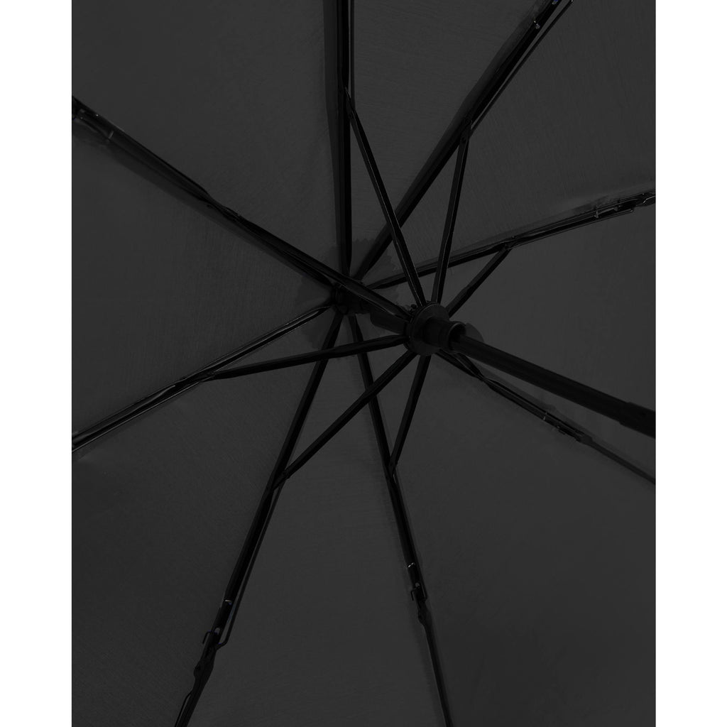 Manual Folding Umbrella with Sleeve, 42 Inch Full Color - Black - Inside