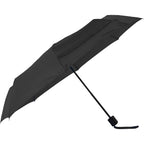 Manual Folding Umbrella with Sleeve, 42 Inch Full Color - Black - Side
