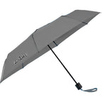 Manual Folding Umbrella with Sleeve, 42 Inch Full Color - Gray - Right Angle