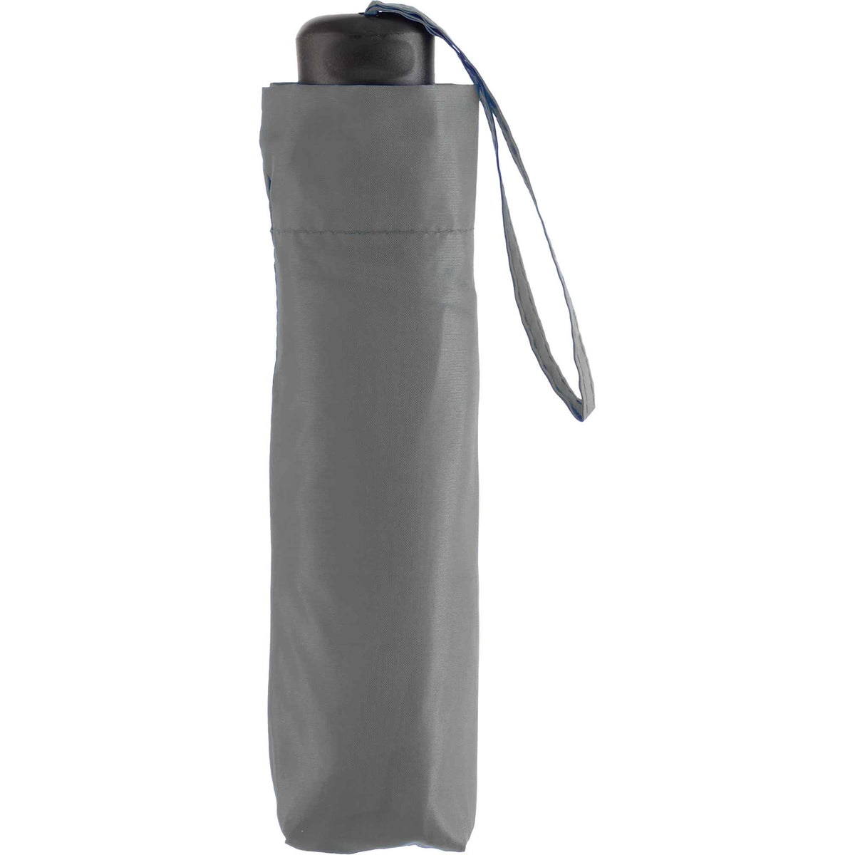 Manual Folding Umbrella with Sleeve, 42 Inch Full Color - Gray - Sleeve