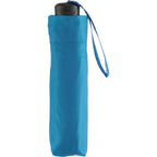 Manual Folding Umbrella with Sleeve, 42 Inch Full Color - Process Blue - Sleeve