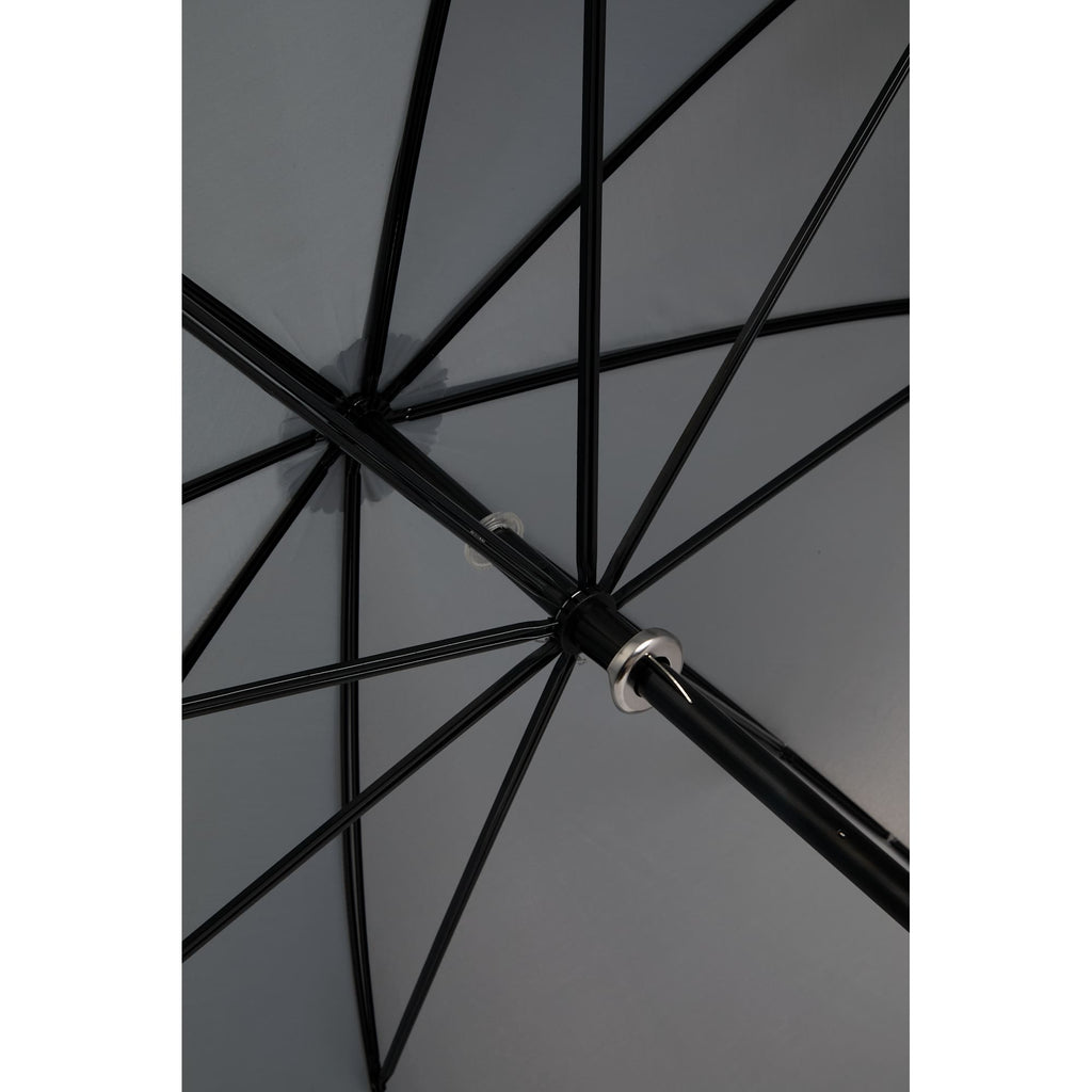 Manual Open Golf Umbrella with Metal Frame, 60 Inches Full Color - Gray - Canopy