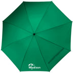 Manual Open Golf Umbrella with Metal Frame, 60 Inches Full Color - Green - Front