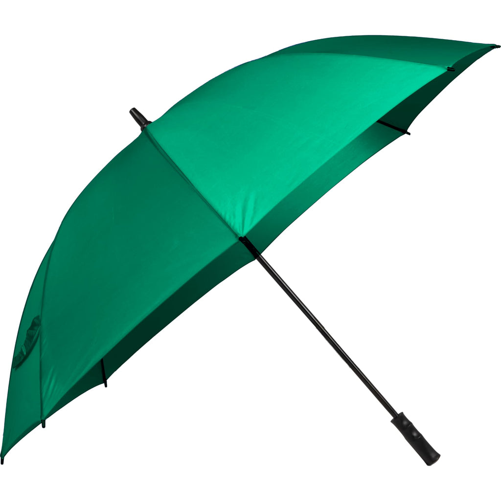 Manual Open Golf Umbrella with Metal Frame, 60 Inches Full Color - Green - Right Angle 2