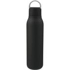 Marka Copper Insulated Bottle with Metal Loop, 20 oz - Black - Back 2