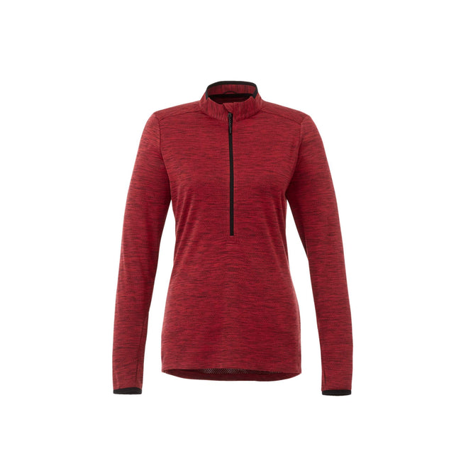 Mather Performance Knit Half Zip with Thumb Holes for Women Full Color