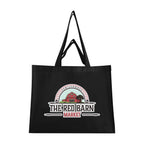 Matte Laminated Recycled Dual Handle Shopper Tote Bag - Black - Colorbrite