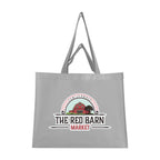 Matte Laminated Recycled Dual Handle Shopper Tote Bag - Gray - Colorbrite