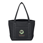 Medium Cotton Canvas Yacht Tote Bag, 24 oz - Colorbrite