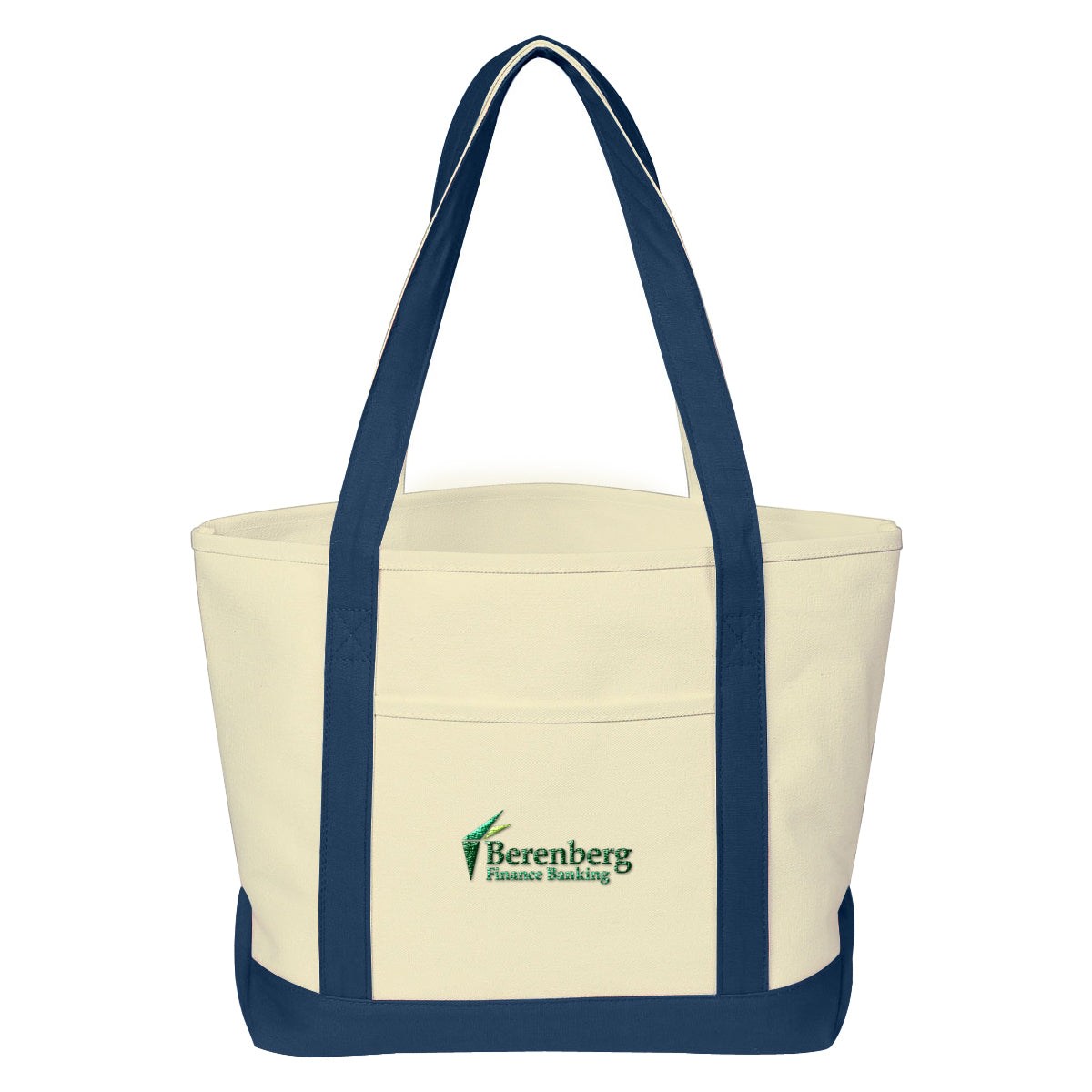 Medium Starboard Recycled Cotton Canvas Tote, 24 oz - Embroidery