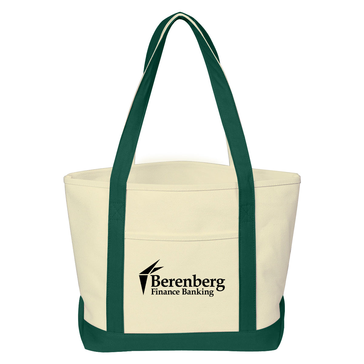 Medium Starboard Recycled Cotton Canvas Tote, 24 oz - Silk Screen