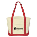 Medium Starboard Recycled Cotton Canvas Tote, 24 oz - Silk Screen