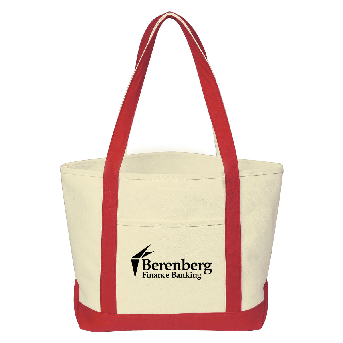 Medium Starboard Recycled Cotton Canvas Tote, 24 oz - Silk Screen