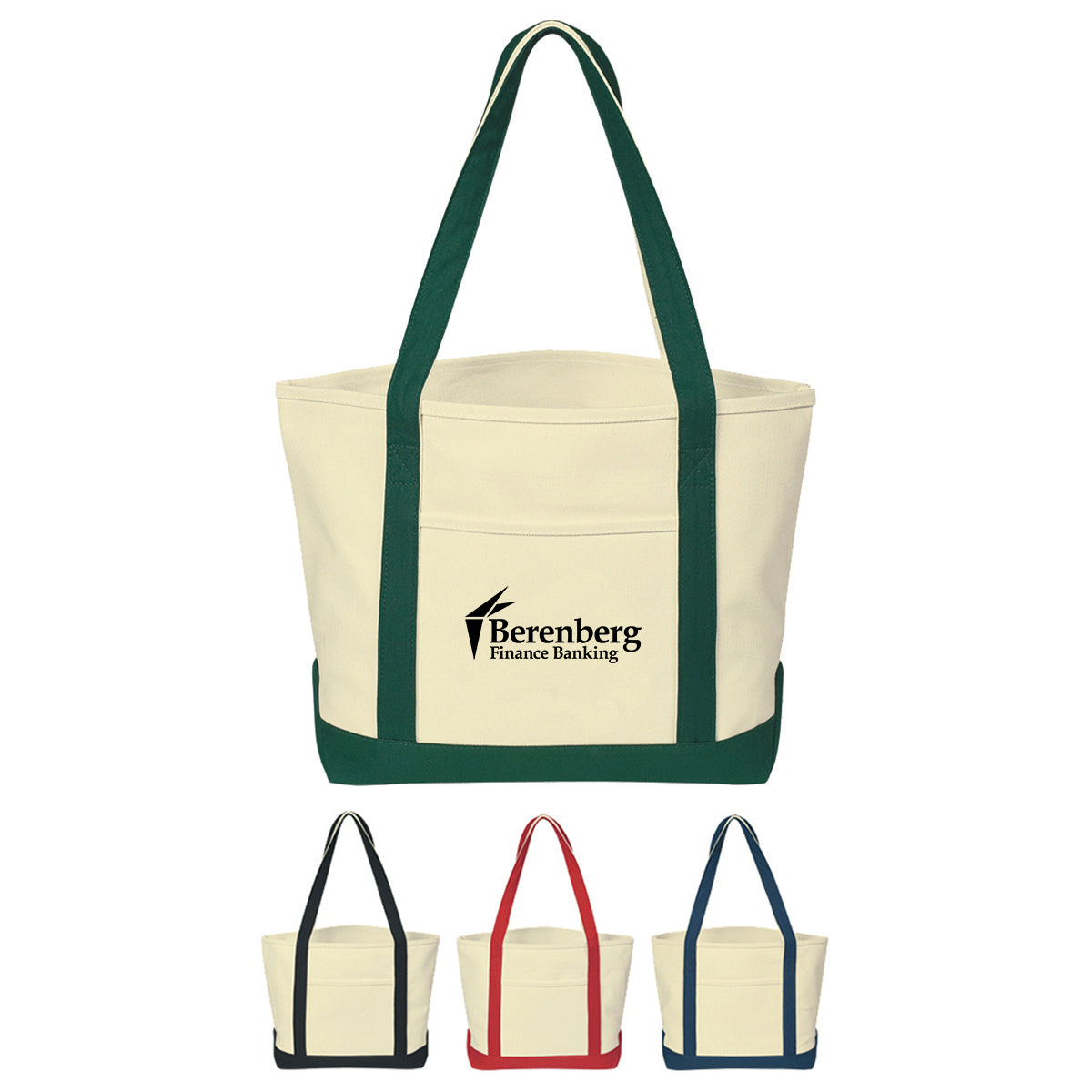 Medium Starboard Recycled Cotton Canvas Tote, 24 oz