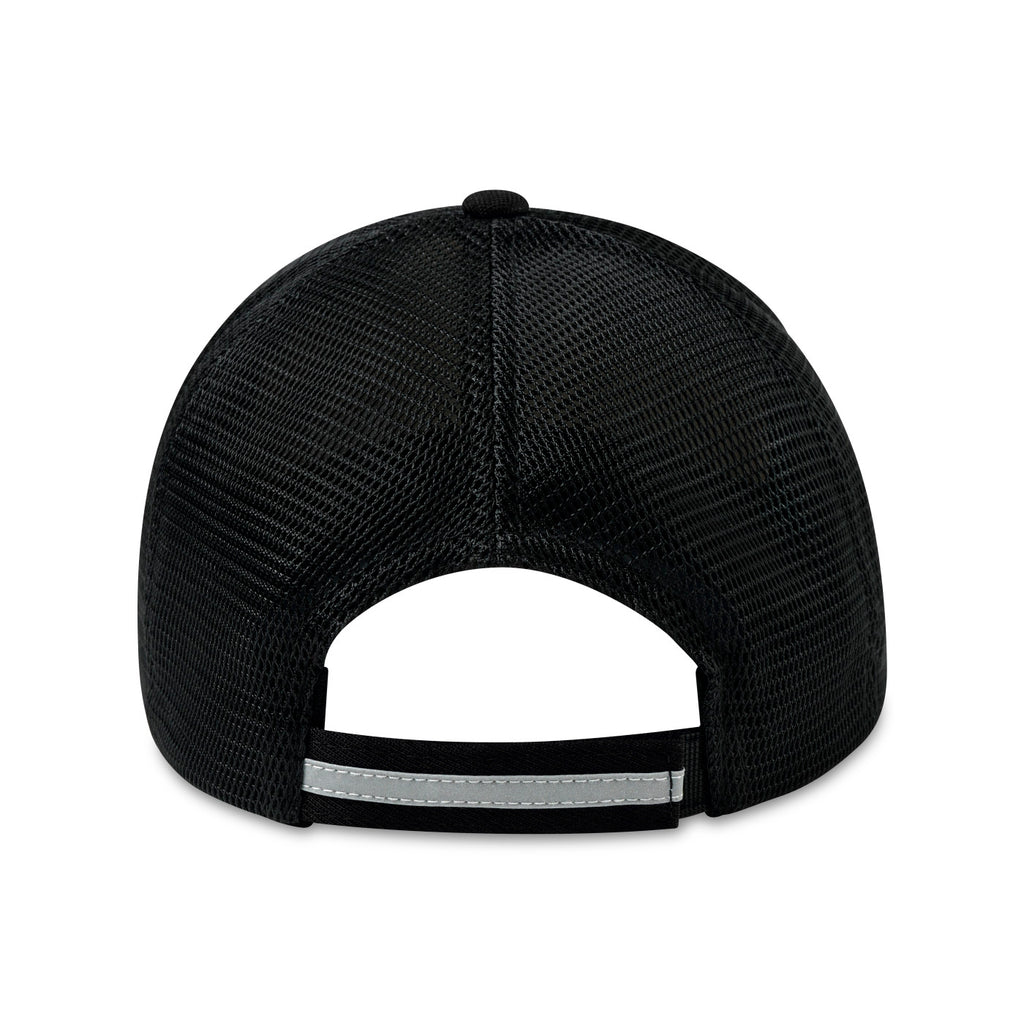 Merrimack Hat Co. Active Reflective Performance Cap, 5 Panel Transfer - Black - View 3