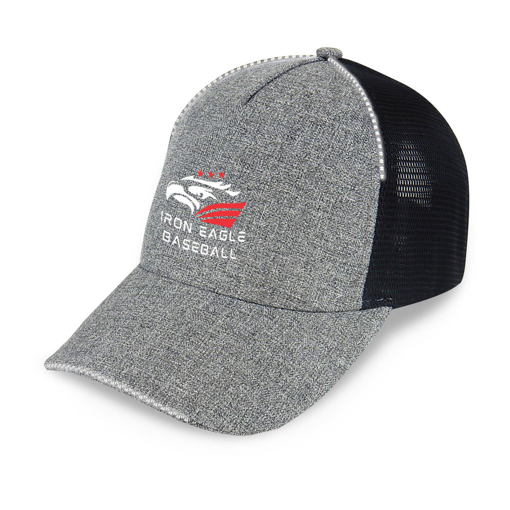 Merrimack Hat Co. Active Reflective Performance Cap, 5 Panel Transfer - Heather Grey - View 1