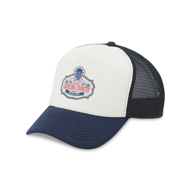Merrimack Hat Co. Bronx Foam Front Trucker Cap Embroidery