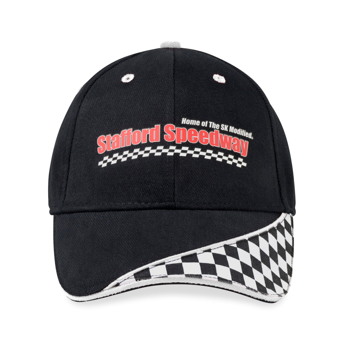 Merrimack Hat Co. Checkered Flag Race Cap Transfer - Black/White - View 2