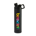 MiiR Wide Mouth Bottle with Hatchback Chug Lid, 20 oz Full Color - Black Powder - View 2