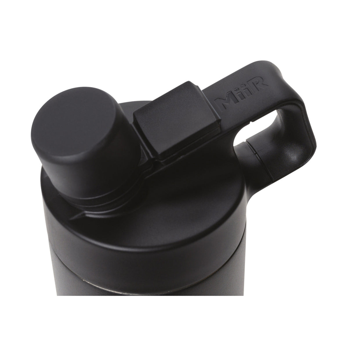 MiiR Wide Mouth Bottle with Hatchback Chug Lid, 20 oz Full Color - Black Powder - View 3