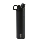 MiiR Wide Mouth Bottle with Hatchback Chug Lid, 20 oz Full Color - Black Powder - View 5