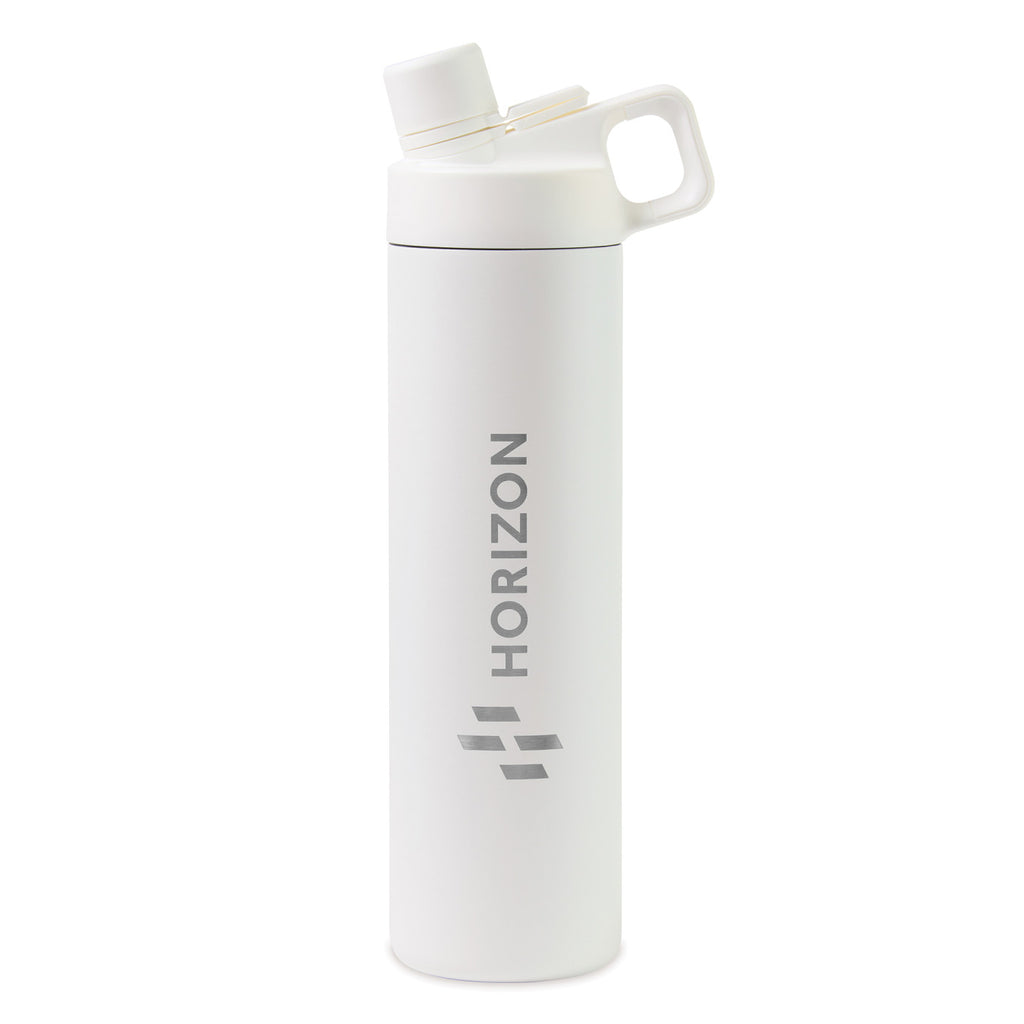 MiiR Wide Mouth Bottle with Hatchback Chug Lid, 20 oz Full Color - White Powder - View 1
