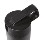 MiiR Wide Mouth Bottle with Leakproof Straw Lid, 20 oz Laser Engraving - Black Powder - View 3