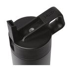 MiiR Wide Mouth Bottle with Leakproof Straw Lid, 20 oz Laser Engraving - Black Powder - View 5