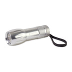 Mini Aluminum LED Flashlight with Strobe - Silver - View 1