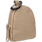 Mini Backpack Bag Charm with Earbud Pocket Full Color - Natural - Right Angle