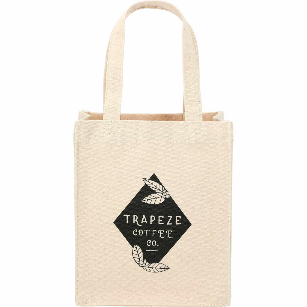Mini Cotton Canvas Gift Tote, 10 oz Transfer - Natural - Front