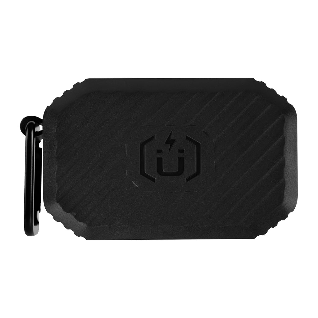 Mini Magnetic Speaker with Carabiner - Black - Back