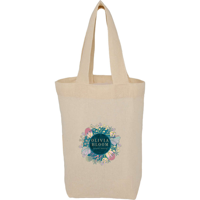 Mini Organic Cotton Tote, 4 oz Full Color
