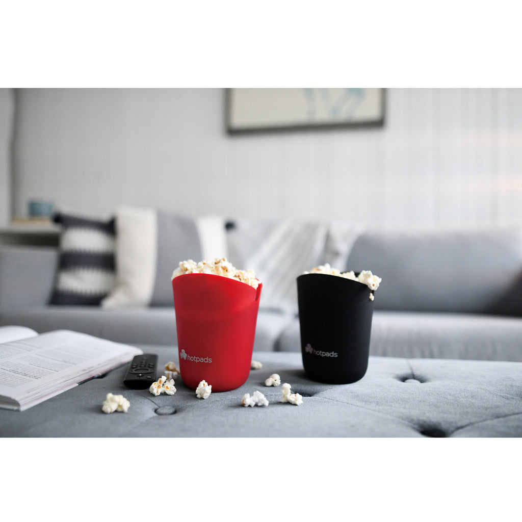 Mini Silicone Popcorn Popper for the Microwave - Black - View 3