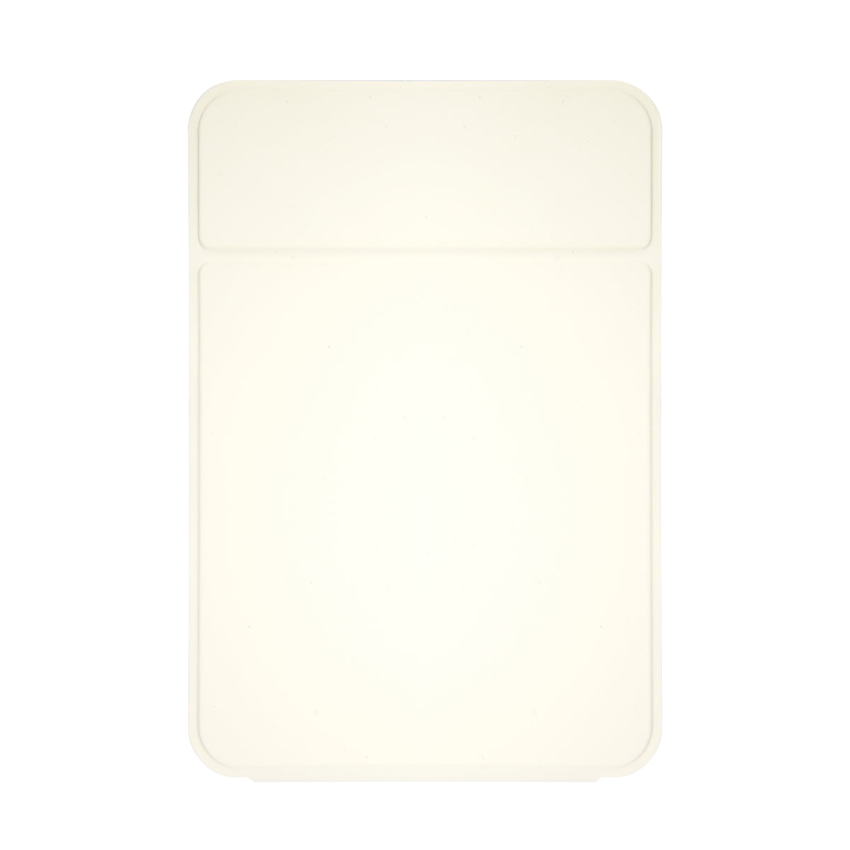 Mirror with an LED Light - White with Silver - Back