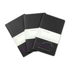 Moleskine Cahier Journal Three Pack, Large Debossing - Black - View 1