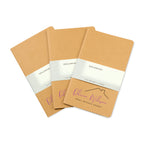 Moleskine Cahier Journal Three Pack, Large Debossing - Kraft - View 1