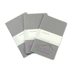 Moleskine Cahier Journal Three Pack, Large Debossing - Pebble Grey - View 1