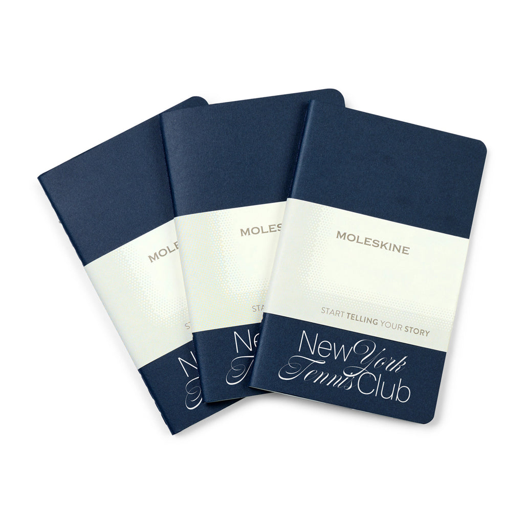 Moleskine Cahier Journal Three Pack, Pocket - Sapphire Blue - View 1