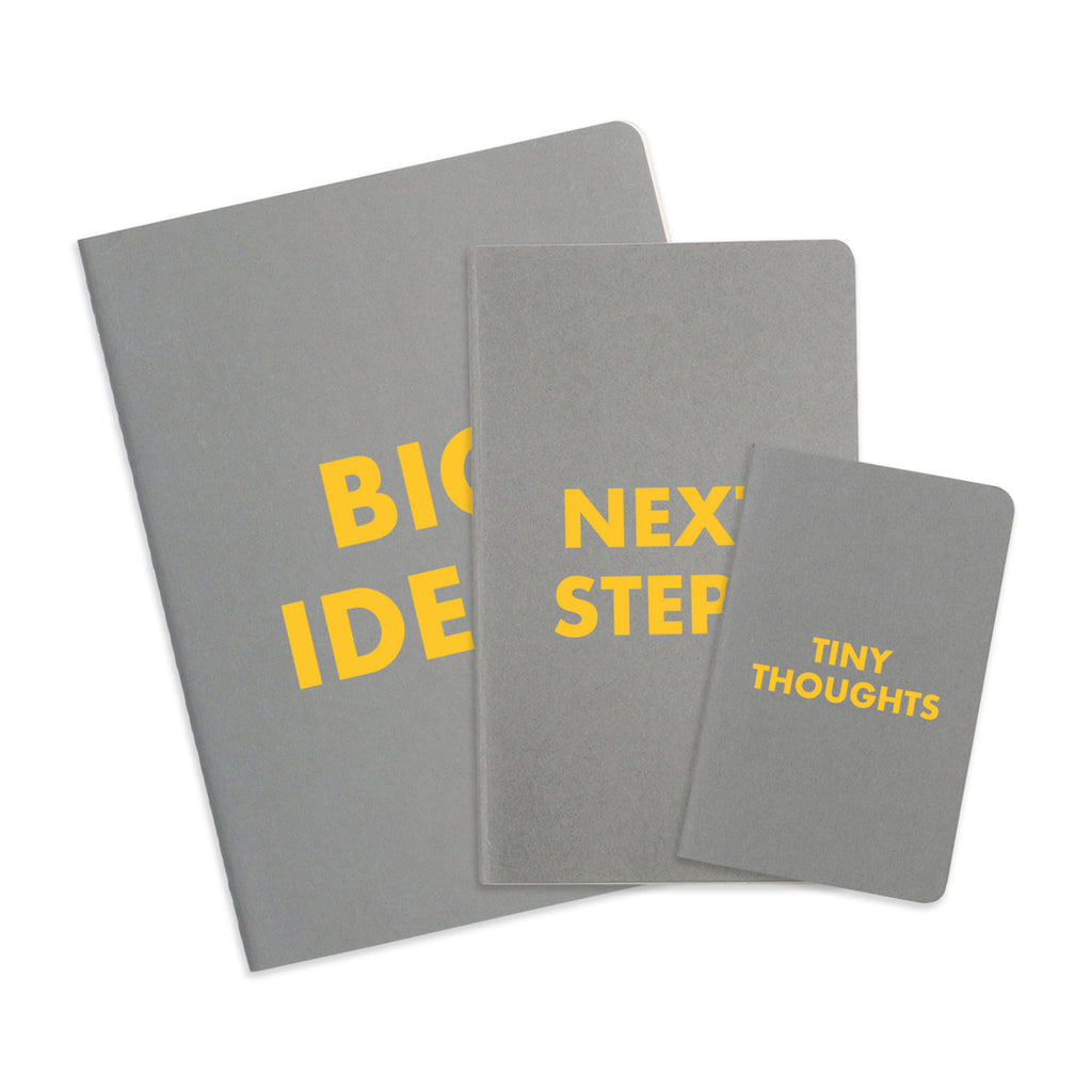 Moleskine Cahier Journals in a Gift Box, Assorted Sizes Debossing - Pebble Grey - View 2