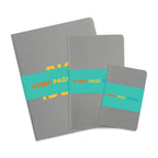 Moleskine Cahier Journals in a Gift Box, Assorted Sizes Debossing - Pebble Grey - View 3