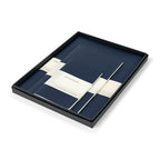 Moleskine Cahier Journals in a Gift Box, Assorted Sizes Debossing - Sapphire Blue - View 1