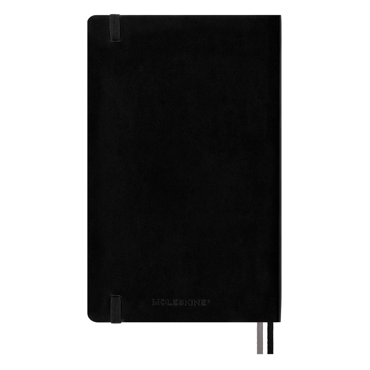Moleskine Expanded Soft Cover Ruled Notebook, Large Debossing - Black - View 3